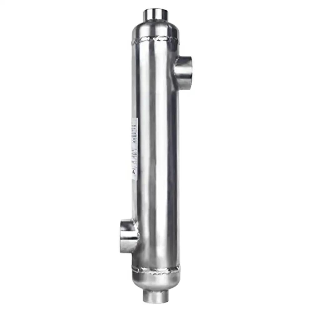 Pool Heat Exchanger 360 kBtu Stainless Steel 316L 2" & 1 1/2" FPT Ports Pool/Spa/Solar/Swimming Heating & Cooling 29,000 Gallon