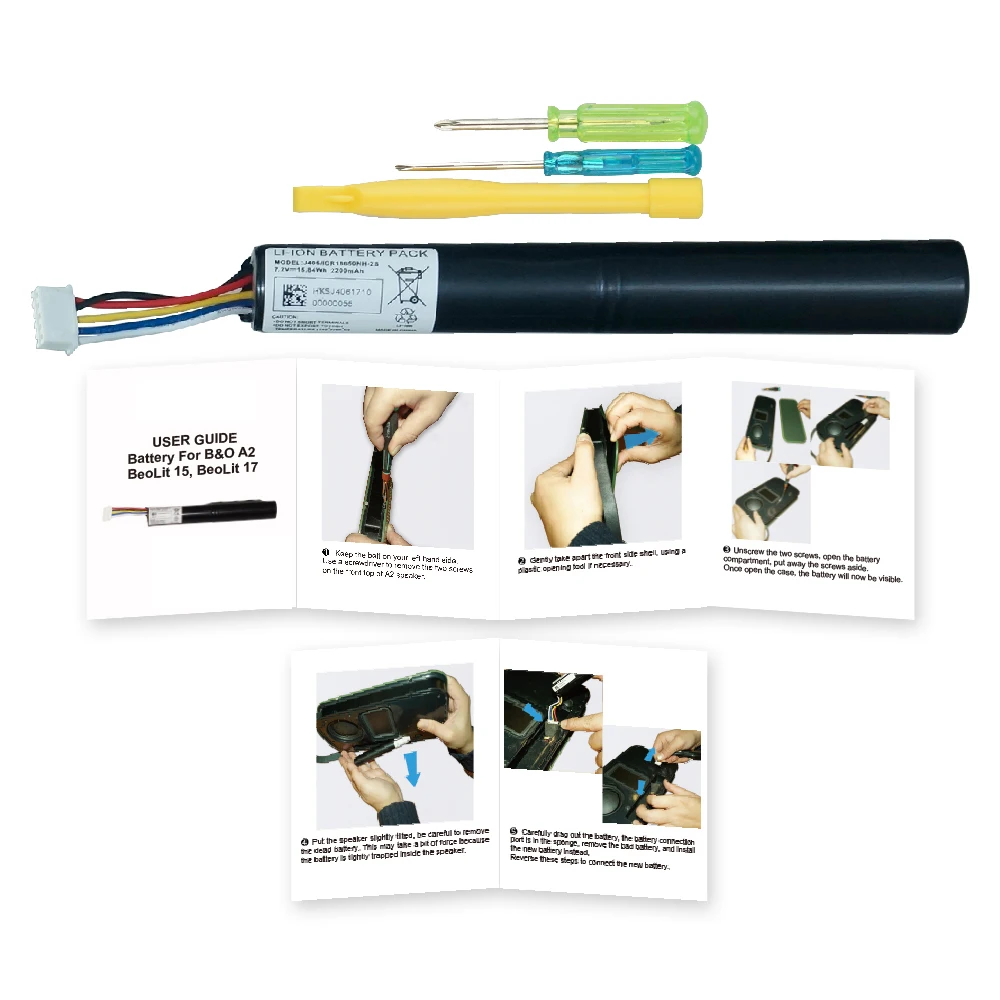 J406 ICR18650NH-2S Speaker Battery For BeoLit 15 BeoLit 17