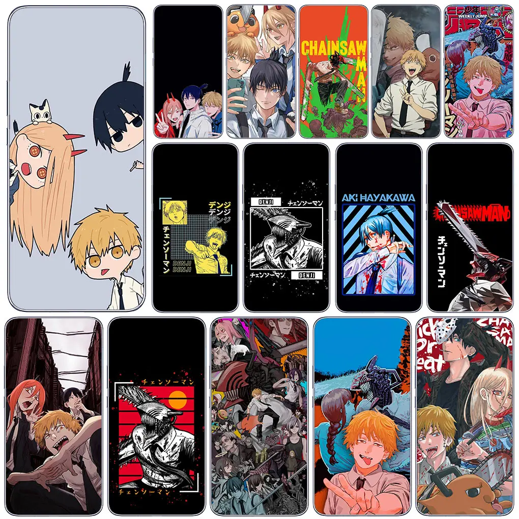 Chainsaw Man Gir Denji Makima Themed Phone Case Cover