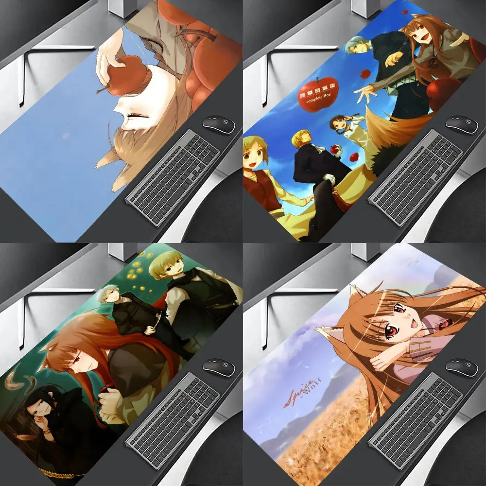 Cartoon S-Spices And W-Wolfs  Mouse Pad Professional E-Sports Mouse Pad Fine Surface Gaming Rubber Mouse Pad Smooth Desk Pad