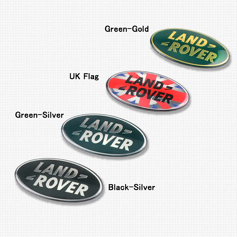 Car Front Grille Emblem Sticker 3D Aluminium Decoration Badge Land Rover Range Rover SVR Sport Velar L322 Discovery 2 3 car grill sticker,car emblem sticker