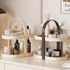 Chic Cosmetic Organizer for Vanity Countertop Skincare Perfume & Lipstick Storage Rack Display Rack for Bedroom Bathroom Dresser 1