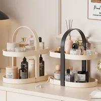 Chic Cosmetic Organizer for Vanity Countertop Skincare Perfume & Lipstick Storage Rack Display Rack for Bedroom Bathroom Dresser 1