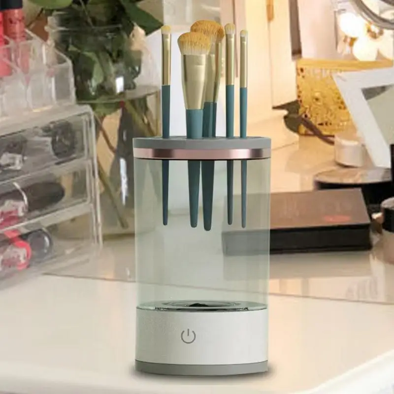 

USB Makeup Brush Cleaner Machine Automatic Brush Cleaner Spinner Machine Electric Cosmetic Automatic Spinner Cosmetic Brush