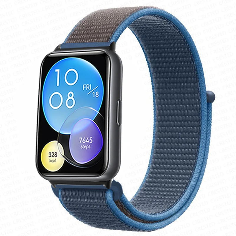Enhanced Nylon Loop Band Smartwatch Replacement Wristband Bracelet - Durable and Stylish Nylon Strap