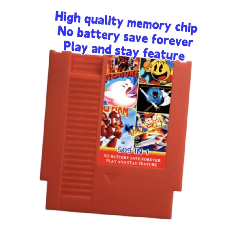 

Картридж игровой 72Pin для консоли NES, 509 в 1, 1024 м