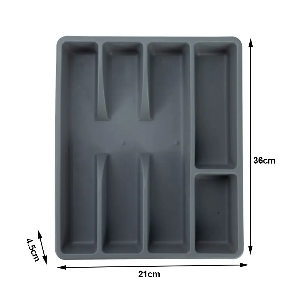 Drawer Kitchen Drawer Organizers Holder Utensil Organizer Cutlery Storage Holder Organizer Tray Plastic Flatware Kitchen Tools