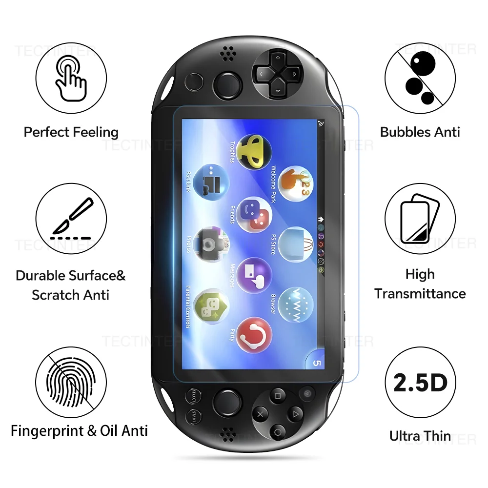 Premium Tempered Glass Screen Protector - Full HD Front and Back Coverage