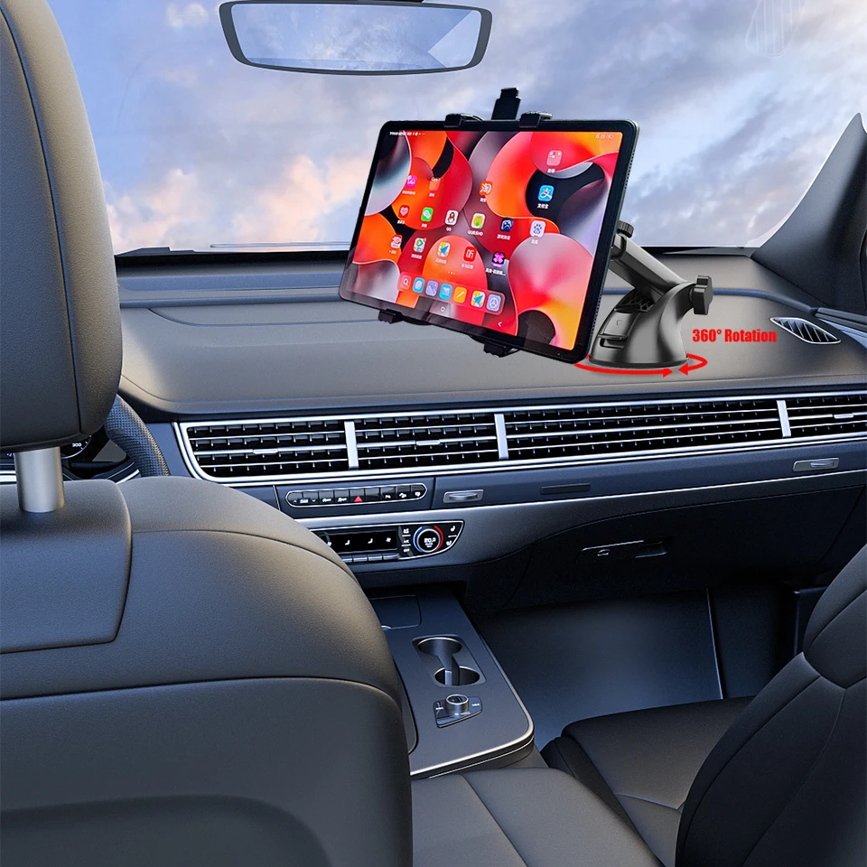 Suporte para Tablet Universal para Ipad Air Mini Pro 10.5 Painel de Pára-brisa Montagem para Carro para 713 Samsung Tab - Imagem 3
