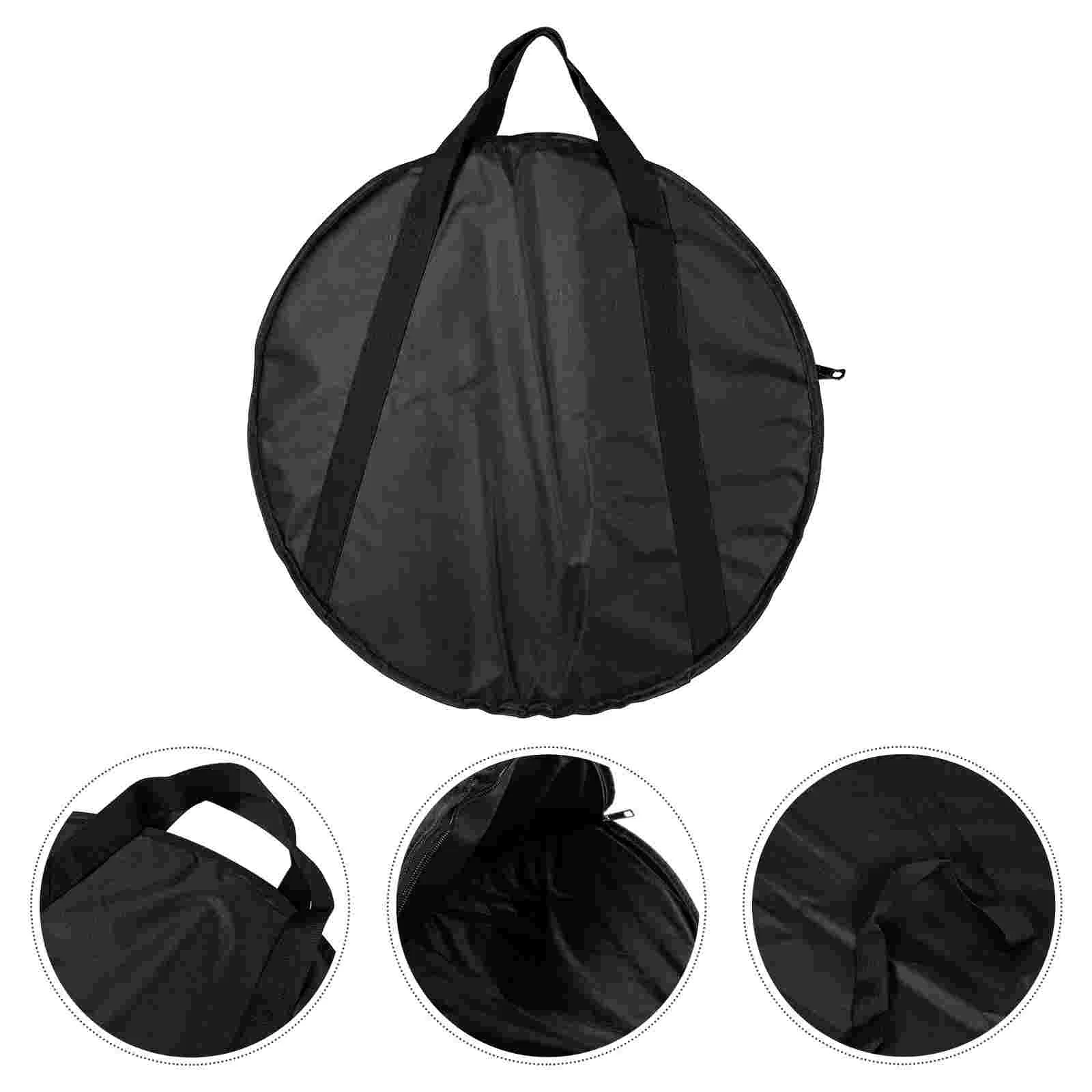 

Inch Cymbal Bag Portable Cymbal Bag Convenient Dumb Drum Pad Carrying Bag For Protection Black Cymbal Bag