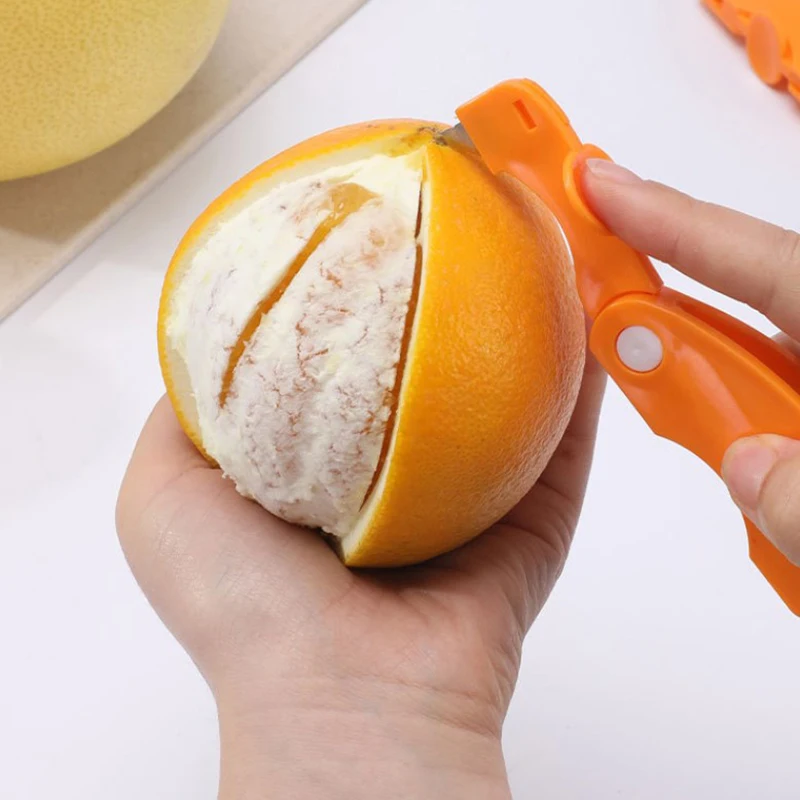 Orange Peeler Stripper Orange Device Peeling Knife Multifunctional Grapefruit Lemon Cutter Kitchen Fruit Vegetable Tools orange peeler