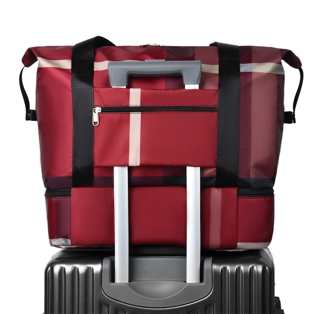 Large Foldable Capacity Unisex Travel Bag Women Multifunctional Waterproof Travel Bag WaterProof Men Shoulder Bag Sports Bag 6