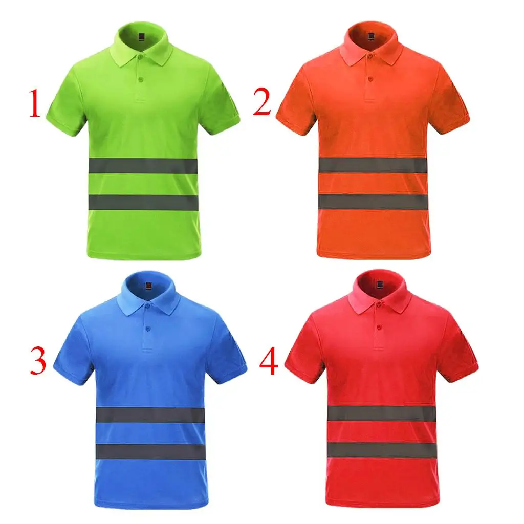 Hi Vis T Shirt Reflective Short Sleeve HIGH Visibility