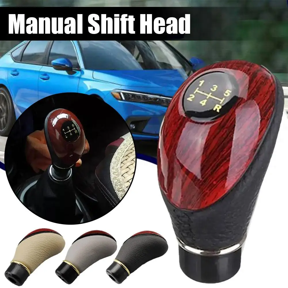 Metal Shift Knob Peach Wood Color Car Aluminum Alloy Shift Lever Shift  Lever Handle Head Suitable For Universal - Gear Shift Knob - AliExpress