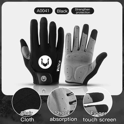 Breathable Non-Slip Touch Screen Sports Gloves for Cycling and Outdoor Activities (A0050-BK)