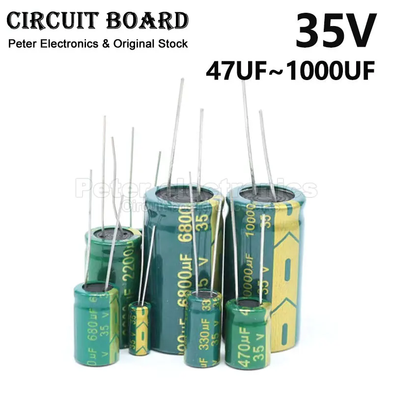 20pcs lot 47uf 50v aluminum electrolytic capacitor 47uf 50v 6 3 7 electrolytic capacitor 50v 47uf 10-20PCS 35V DIP Aluminum Electrolytic Capacitor 47uf 100uf 150uf 220uf 330uf 470uf 560uf 680uf 1000uf icpart