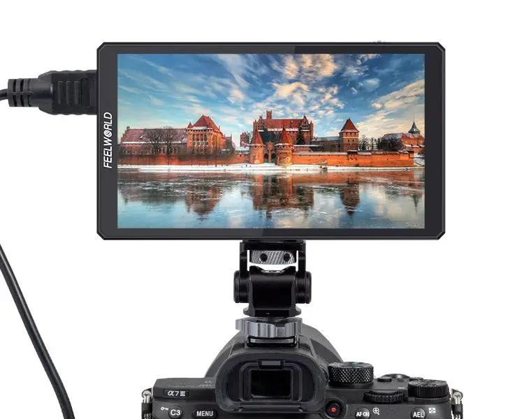 FEELWORLD CUT6 6" Touch Screen Video Monitor Recorder FHD Monitor Support IPS 4K HDMI 3D LUT Portable 1920x1080
