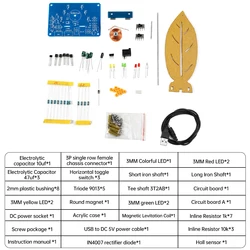 Electronic Swing DIY Kit - Electromagnetic Circuit Project (Leaf style)
