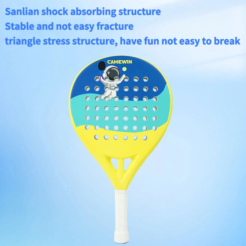 Child Padel racket Tennis racket Paddle Cricket bat Beach tennis Racket 50%carbon fiber 50%glass fiber tennis racket padel racket
