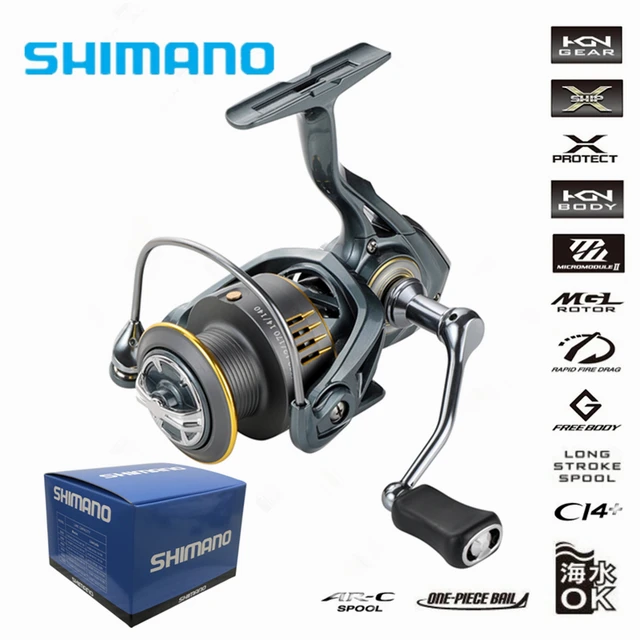 Shimano 15kg Max Drag Power Full Metal Spool Grip Saltwater Freshwater  Spinning Reel Suitable For Any Fish Species Fishing Line - Fishing Reels -  AliExpress