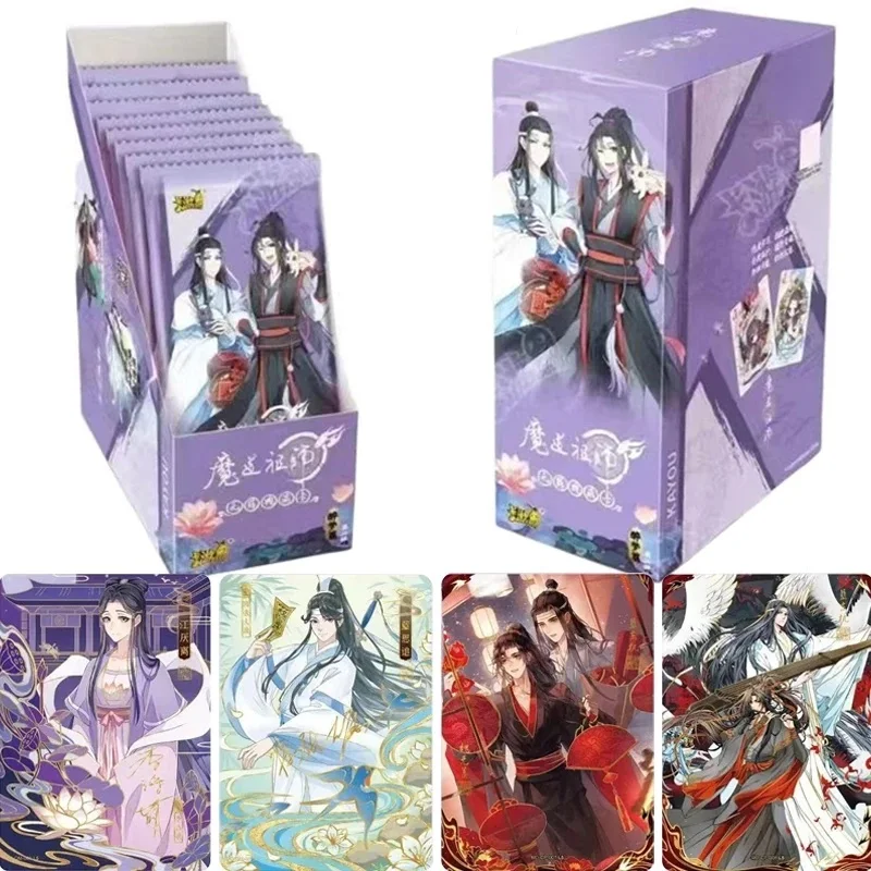 Anime Mo Dao Zu Shi Drunk Dreams Signature Cards Grandmaster Of Demonic Cultivation Wei Wuxian Lan Wangji Collection Cards photo cards comics photo cards manga photo cards