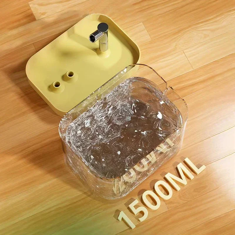 1000ML Automatic Pet Fountain - Fresh and Filtered Water Pet Drinking Dispenser Drinker for Cats Puppies - Ideal for Indoor Use