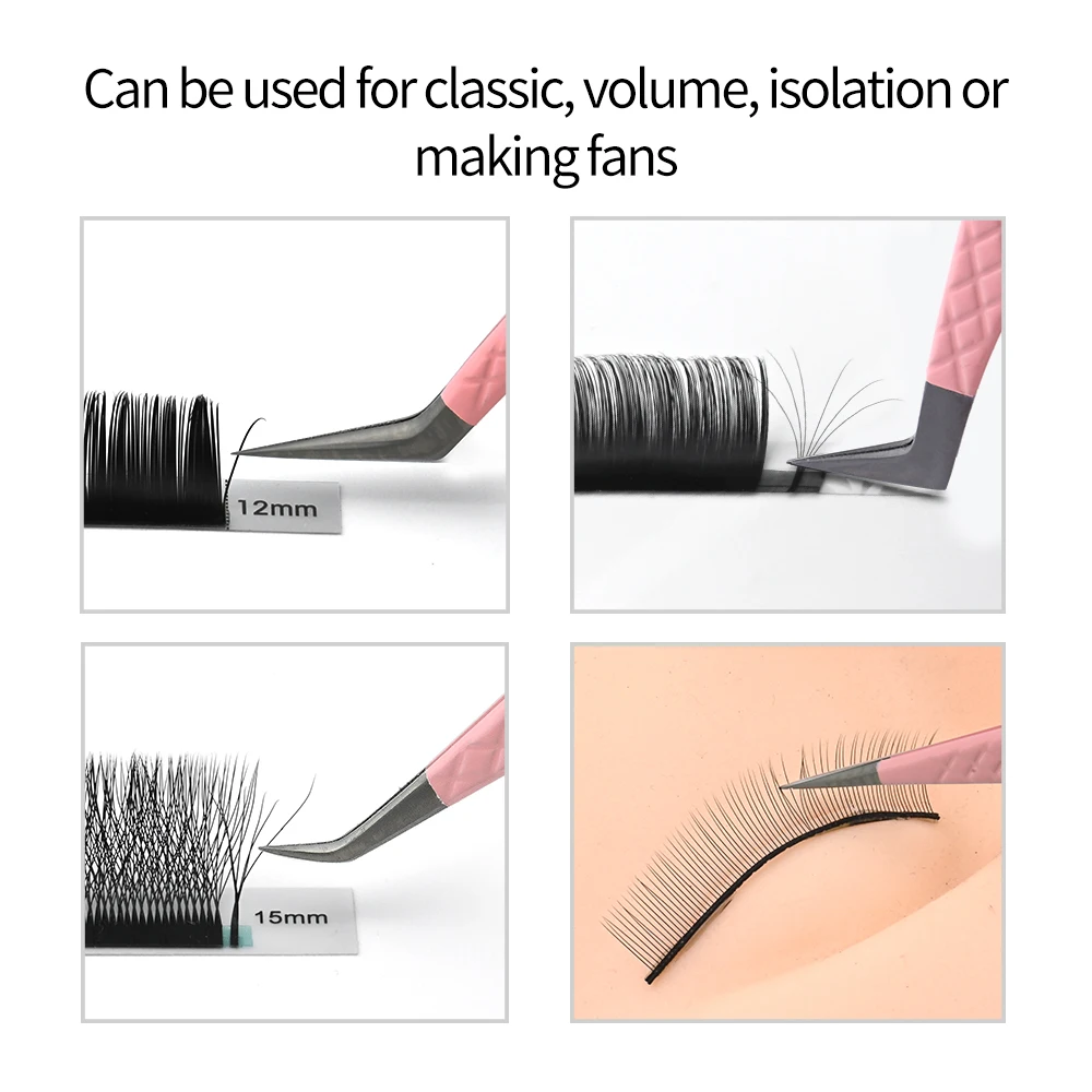 LAGEE Fiber Tip Eyelash Extension Tweezer Volume Isolation Precise Lash Tweezers Nano Technology Eyebrow from Nagaraku Makeup 4