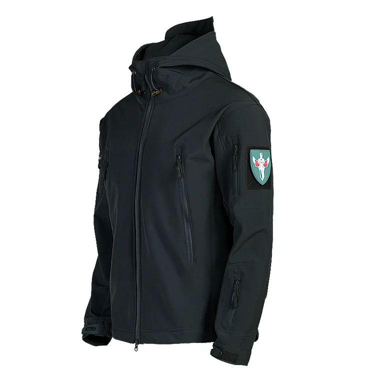 thumbnail image 1 of Chaqueta de caza para hombre, táctica, impermeable, transpirable, polar, ciclismo, pesca, senderismo, escalada, Softshell, novedad de invierno y otoño de 2024, 1 of 4