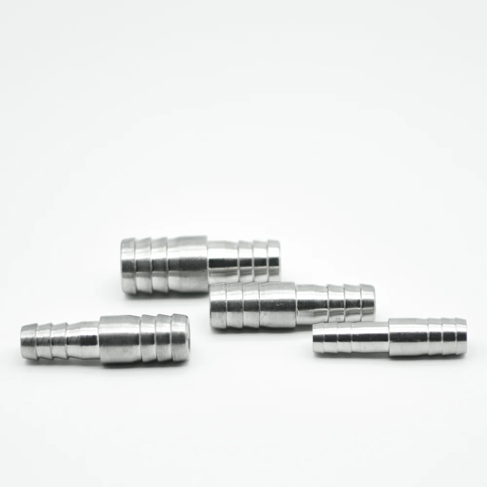 Pipe Fitting Water Pipe Fitting Hose Pipe Fitting 6 8 10 12 13 14 15 16 18 19 20-60mm Hose Barbed Reducing Straight Connector Pipe Fitting 304 Stainless Steel Water Air Fuel