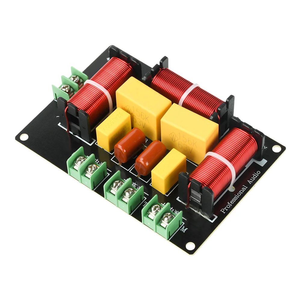 3방향 200W 5500Hz / 5300Hz 주파수 분배기 DIY 스피커 필터 회로 홈 시어터 Hifi 스테레오 오디오 크로스오버 필터