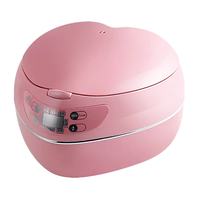 1.8L Heart-Shaped Rice Cooker 220V/300W Home Smart Rice Cooker With Cooking Porridge And Making Cakes Cooking Function 4