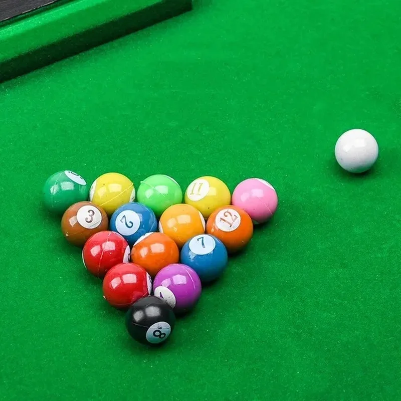 Children Mini Billiard Table Educational Toys Parent Child Interaction Game Indoor Leisure Toys Birthday Gift For Boys billiard accessories pool table playset