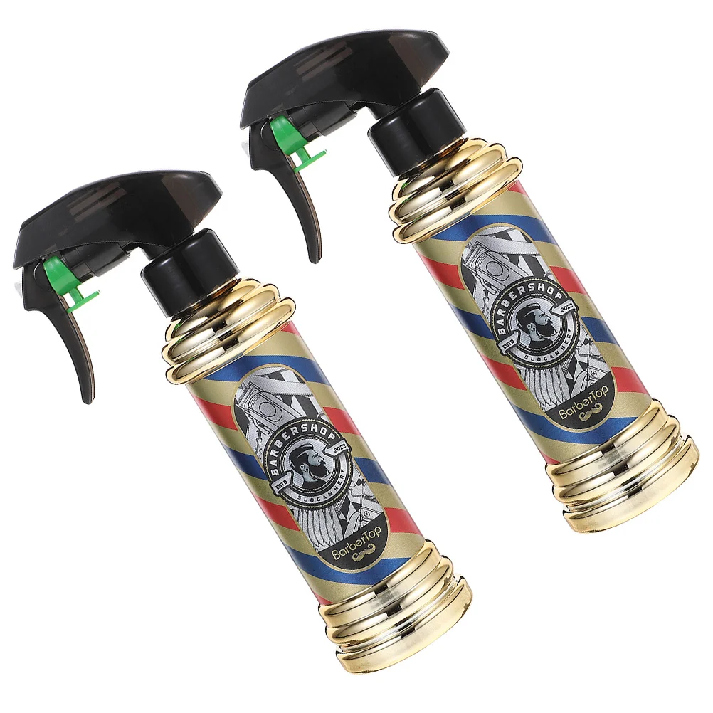 

2pcs Hairstyling Spray Bottle Hair Salon Use Spray Bottle Pump Sprayer for Barbershop