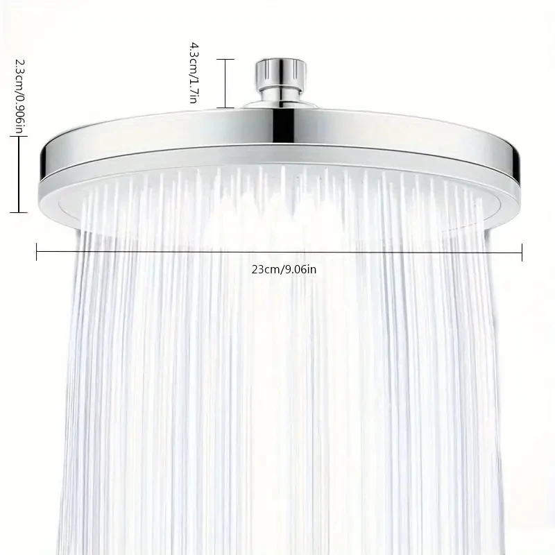 Six-speed Adjustable Shower Head Booster Sets