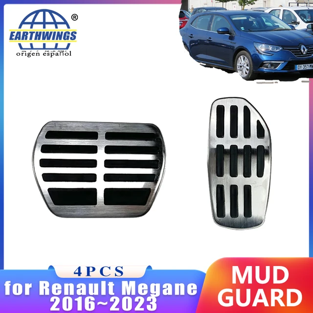 AT MT Auto Fuß Pedale für Renault Megane IV 2016 ~ 2023 Grandcoupe Gas  Kraftstoff Bremse Edelstahl Nicht-slip Pedal Pad Zubehör