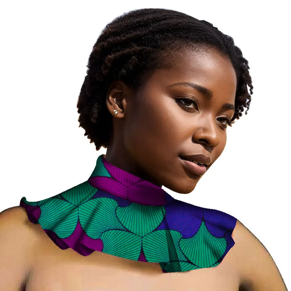 2023 African Rope Chain Statement Necklace Ankara Women Jewelry Handemade Collares Chokers Necklace Jewelry Boho Design WYB166