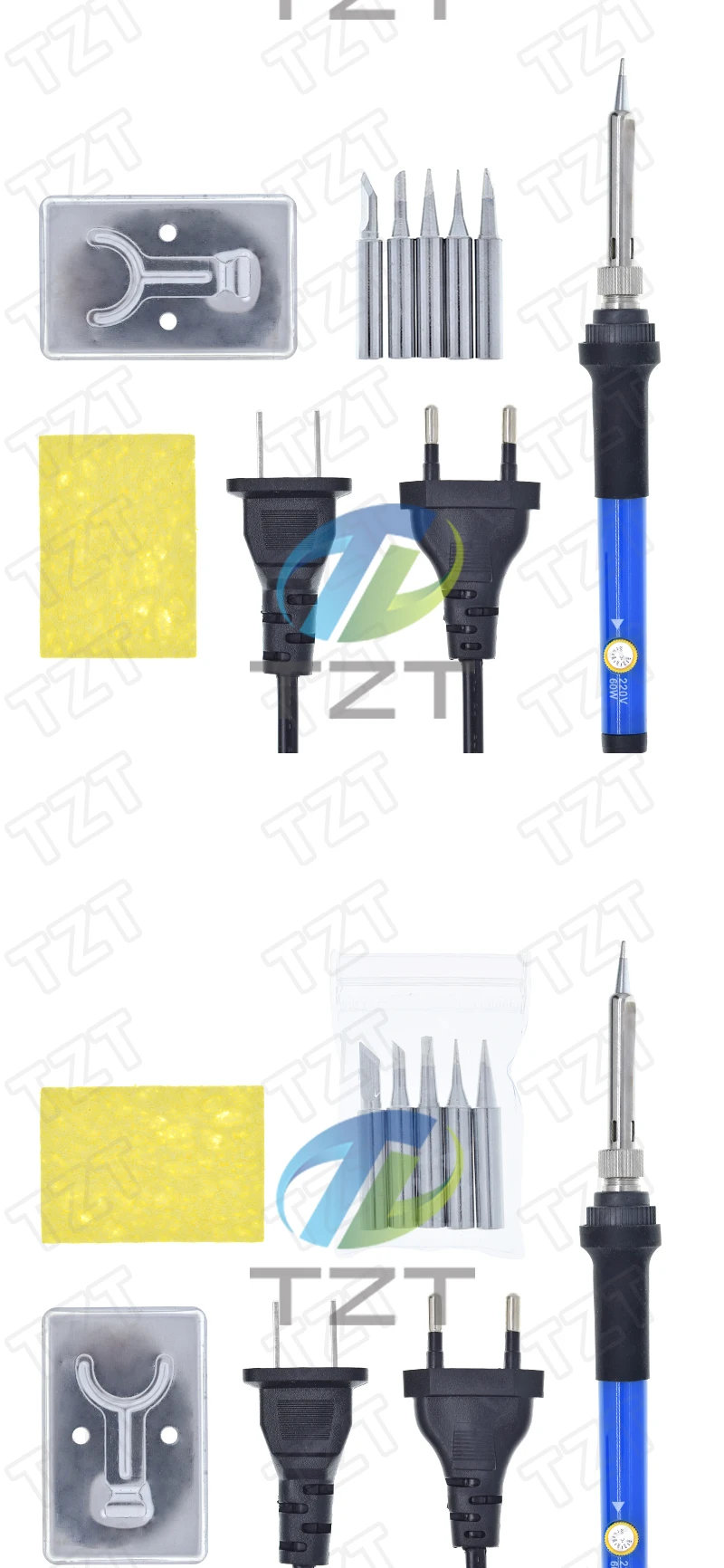 Neue Einstellbare Temperatur Elektrische Lötkolben 220V 60W Schweißen Solder Rework Station Wärme Bleistift Tipps Reparatur Werkzeug – Detail 15