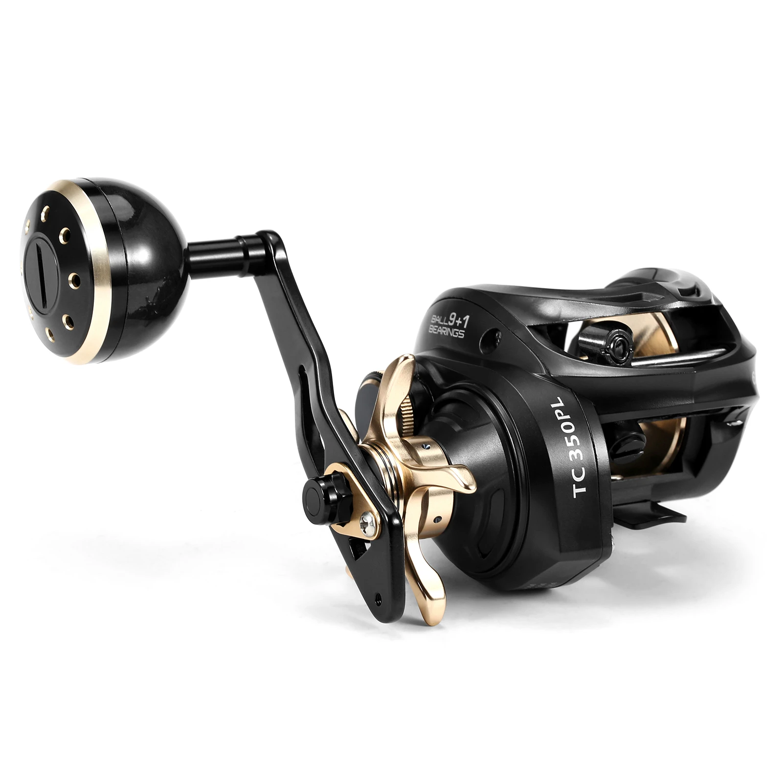 Carbon Fiber Baitcasting Reel 9+1BB Fishing Reel High Speed 6.31 Gear