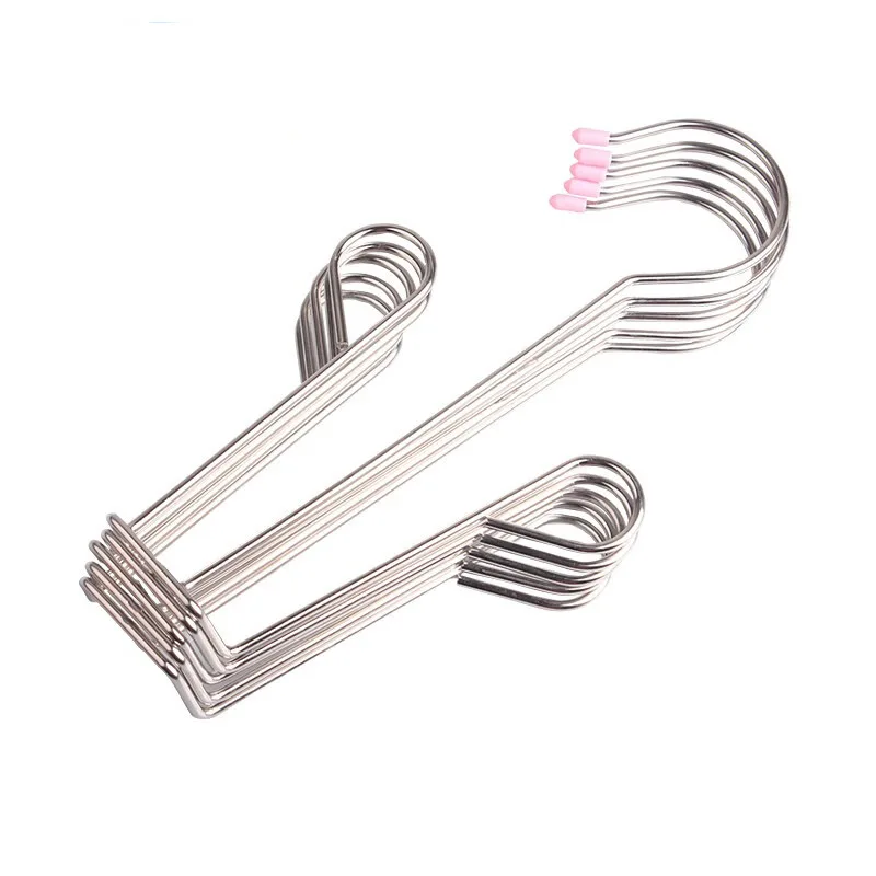 5pcs Stainless Steel Solid Shoe Drying Rack Multifunctional Dormitory Shoe Drying Artifact Outdoor Shoe Drying Rack Hook 6