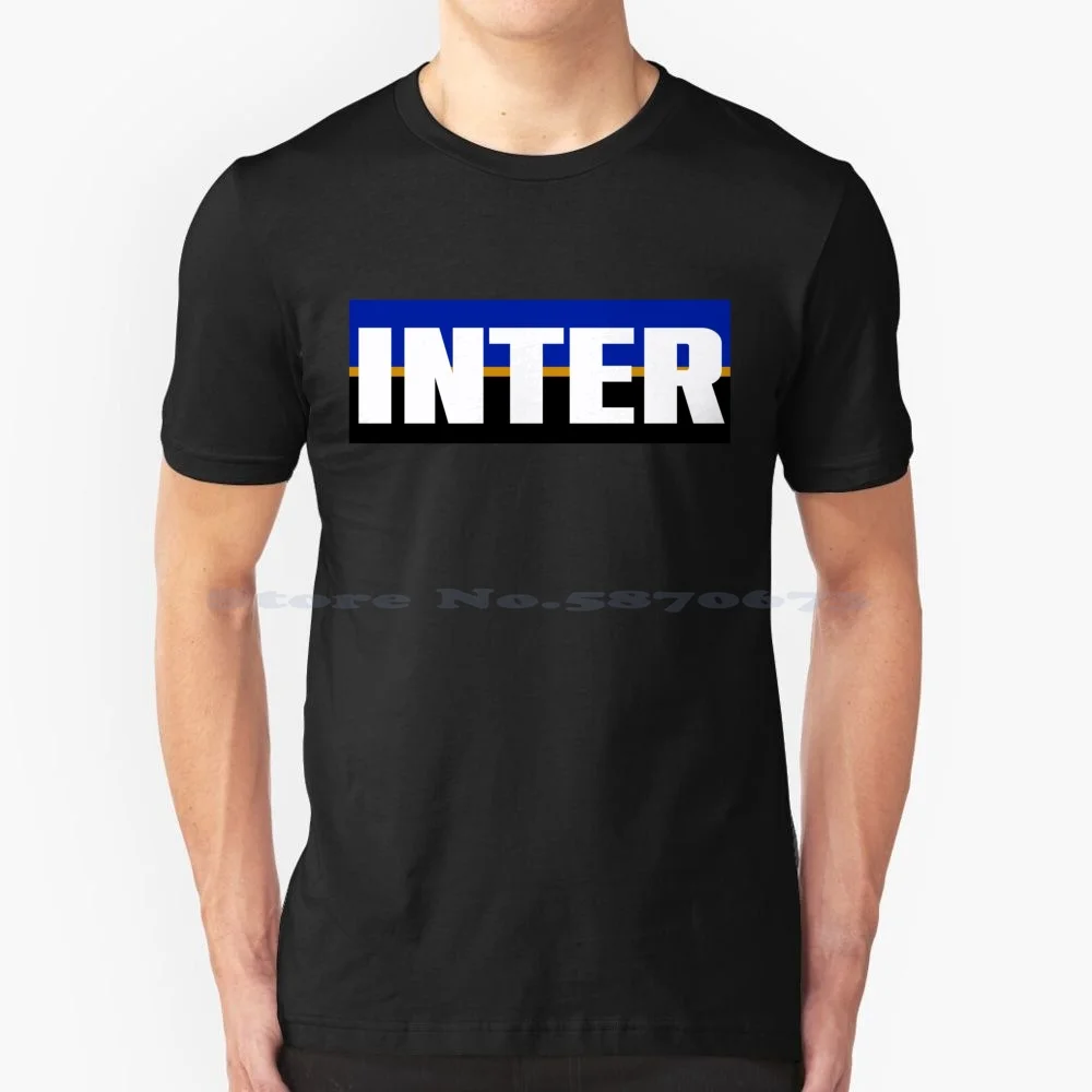 Inte T Shirt 100% Cotone Tee Inter Inter 1908 I Nerazzuri Nerazzurro Nerazzururi Siamo Noi Cuvra Nord Inter Curvanord Milano