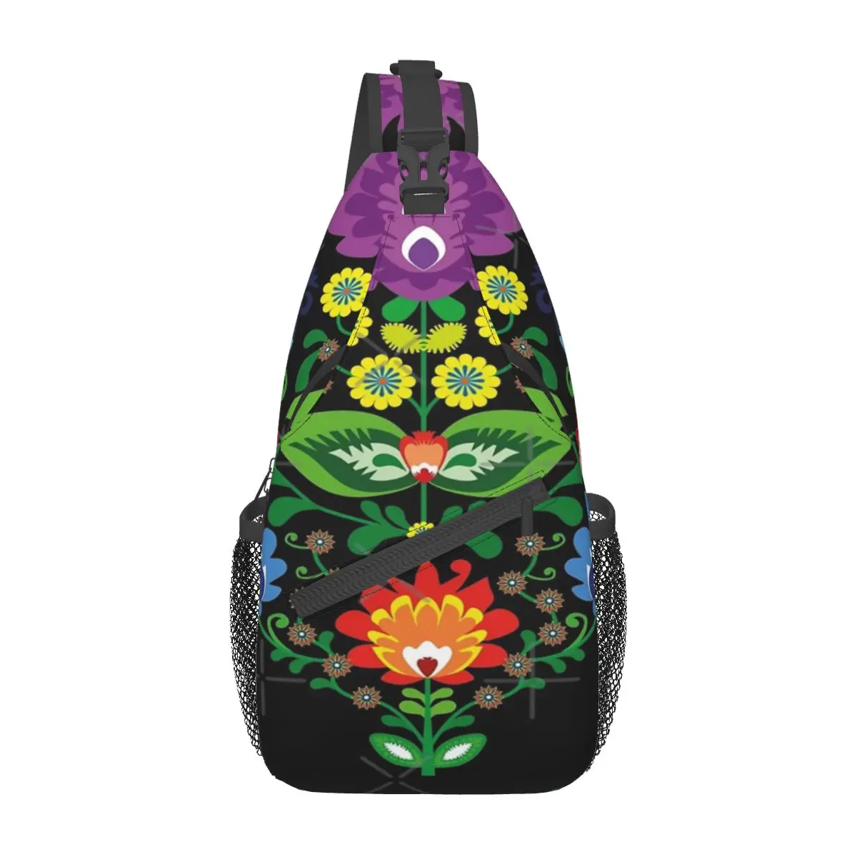 

Folk Flower Chest Bag Trendy Large capacity Gift Nice gift Multi-Style