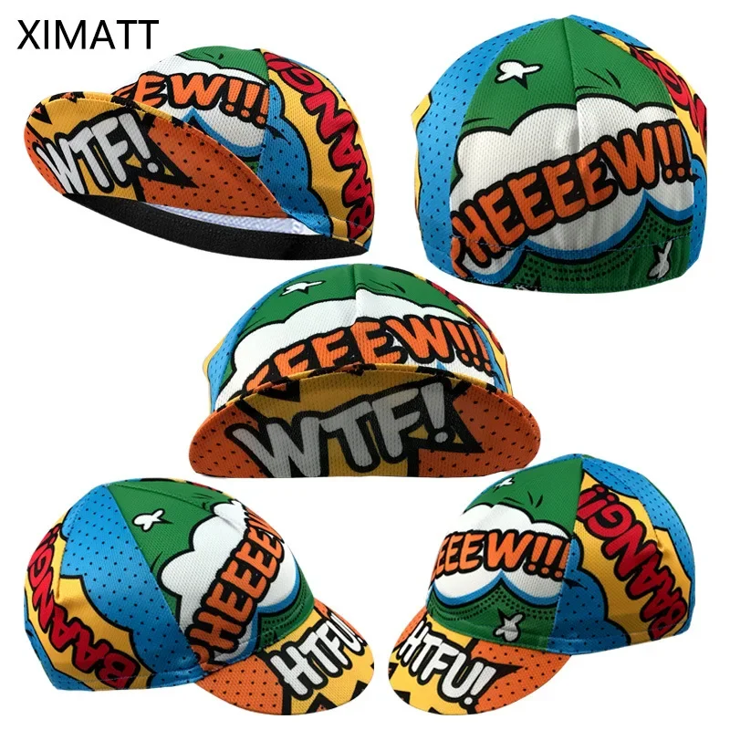 Universal WTFprinting Cycling Cap For Men And Women Outdoor Sports Quick Dry Sunshade Cap Necessary Equipment For Children