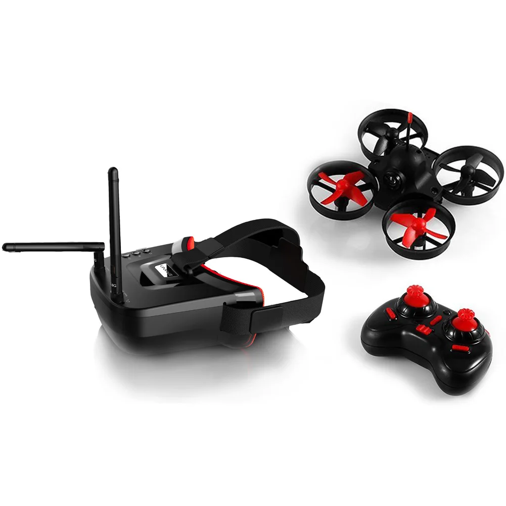 Rtf Micro Fpv rc Corrida Quadcopter Óculos vr Drone Brinquedos 5.8g s2 800tvl Câmera 40ch Ls-vr009 - Image 2