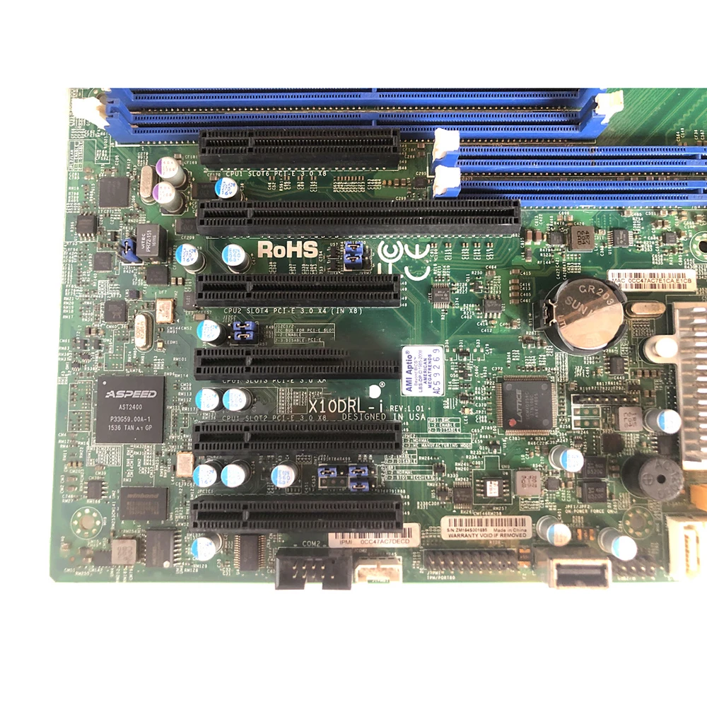 Two-Way Server Motherboard For Supermicro X10DRL-i LGA 2011 DDR4 Support E5-2600 V3 V4 High Quality 4 Two-Way Server Motherboard For Supermicro X10DRL-i LGA 2011 DDR4 Support E5-2600 V3 V4 High Quality - Image 2