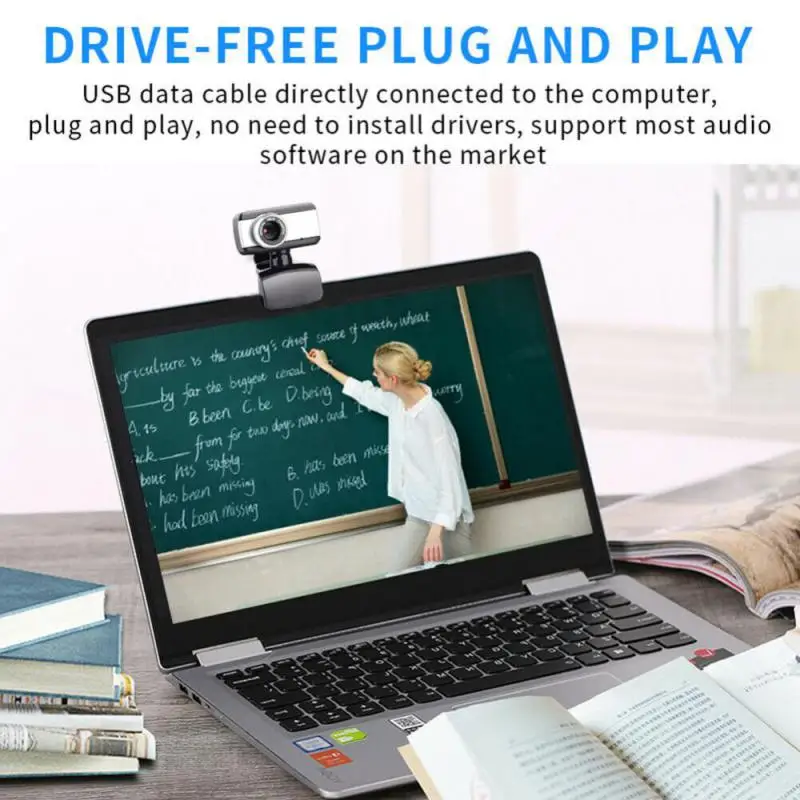 PC Webcam HD USB 2.0 Webcam With Microphone For Laptop Desktop PC
