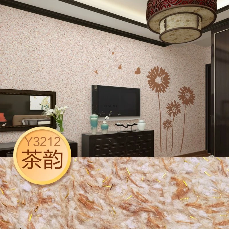 Fiber Coating Wall Covering Home Decoration Paint Coating Wall Treatment Clothes Mud Liquid Wallpaper Sticker