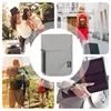 Travel Document Holder RFID Blocking Neck Pouch Card Holder Pickpocket Proof Bag With Adjustable Neck Strap For Passport 4