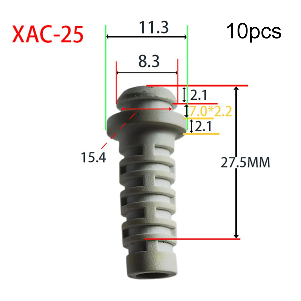 Description Picture 5 of item10 Pcs 3/4/5mm Cable Gland Connector Rubber Strain Relief Cord Boot Wire Sleeve PVC Power Tool Hose Wire Cover Cable Gland