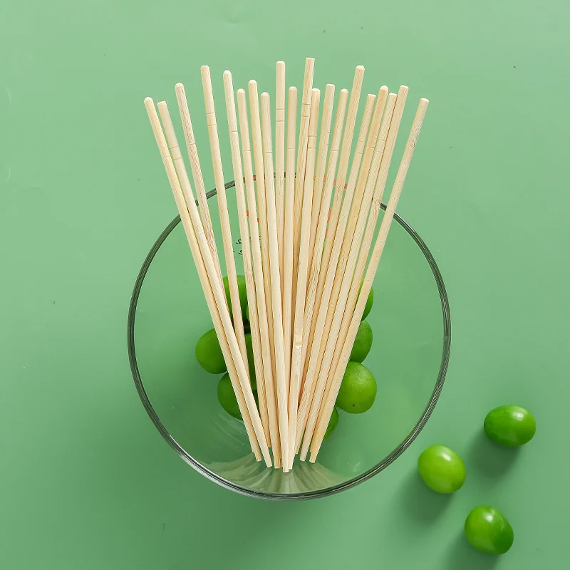 Disposable Chopsticks Bamboo Chopsticks 100 Individually Packaged Pairs for Restaurants and Home Use Enjoy Convenient Sanitary Tableware.