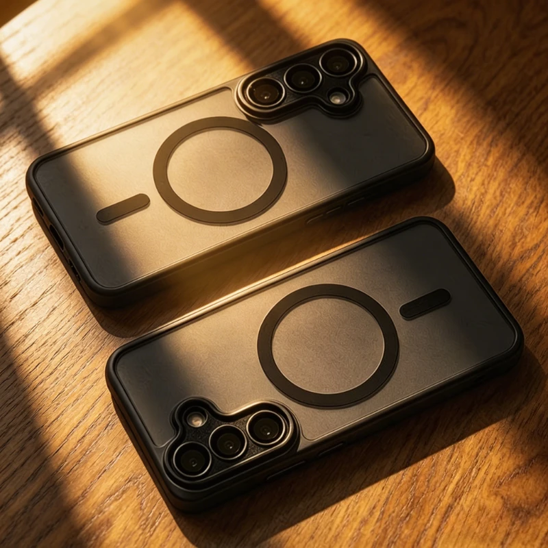 Luxurious MagSafe Magnetic Phone Case with Enhanced Lens Protection